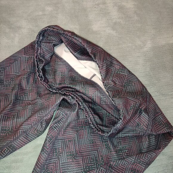 Pro Player Leggings Razzle and Dazzle Geometric Design Wicking Phone Pocket - Picture 11 of 14